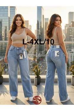 Jeansy damskie (L-4XL) 5809*