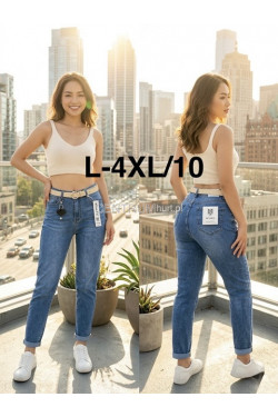 Jeansy damskie (L-4XL) 5811