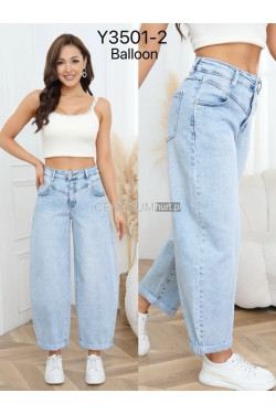 Jeansy damskie (34-42) Y3501-2