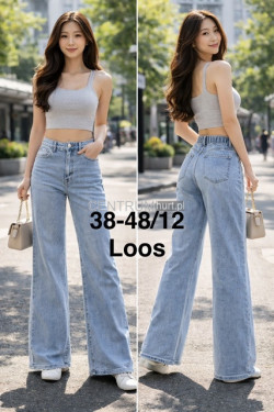 Jeansy damskie (38-48) 5822