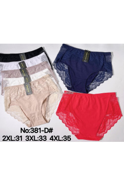 Majtki damskie (2XL-4XL) 381-D