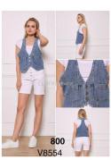 Kamizelki jeansowe damskie (XS-XL) 1