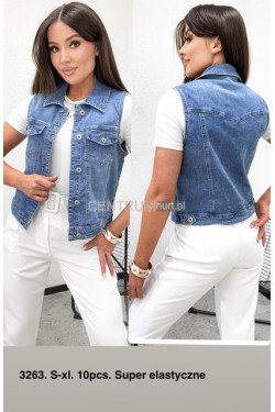 Kamizelki jeansowe damskie (S-XL) 3263