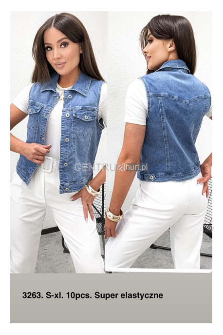 Kamizelki jeansowe damskie (XS-XL) 1