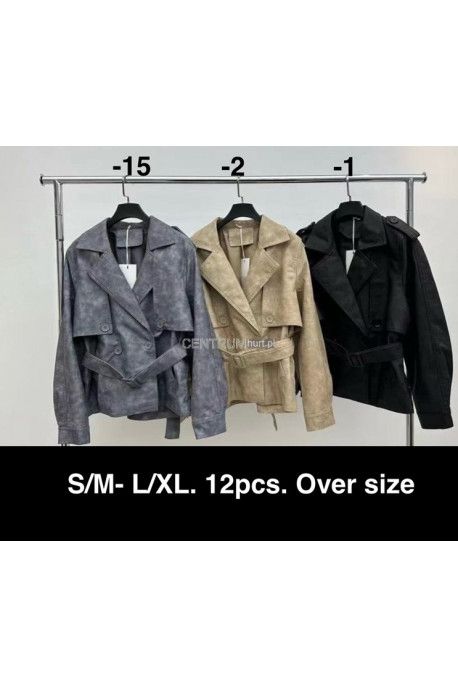 Kurtka skórzana damska (S-XL) 1