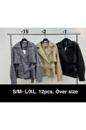 Kurtka skórzana damska (S-XL) 1