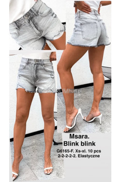 Szorty jeansowe damskie (XS-XL) G6165-F