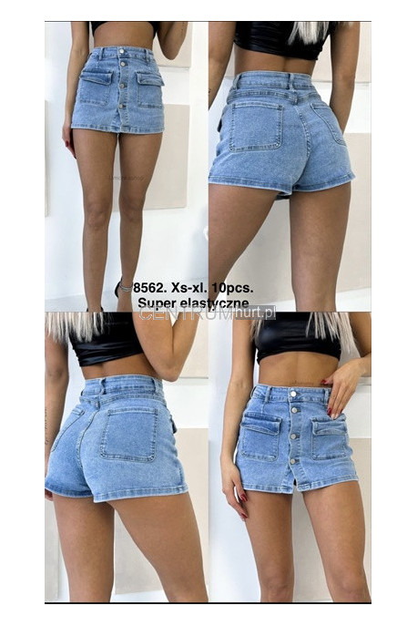 Spódnica -spodenki jeansowe damskie (XS-XL) 1