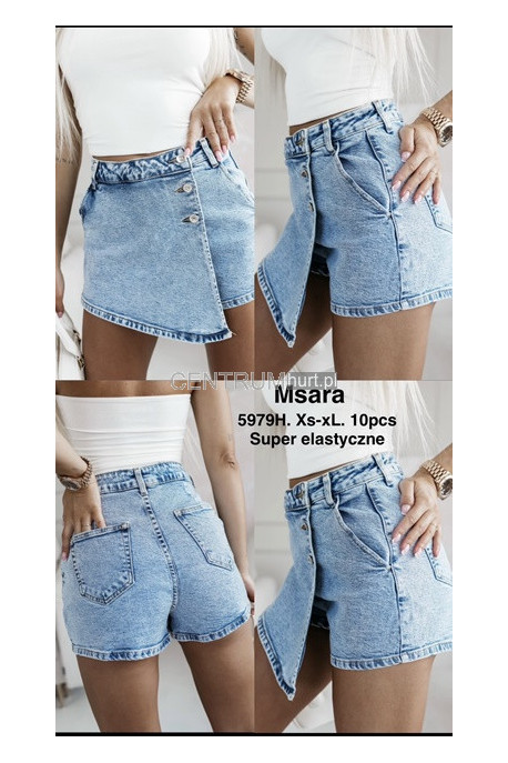 Spódnica -spodenki jeansowe damskie (XS-XL) 1