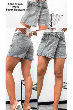 Spódnica -spodenki jeansowe damskie (S-2XL) 8362