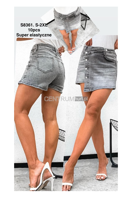 Spódnica -spodenki jeansowe damskie (XS-XL) 1