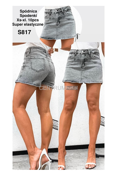 Spódnica -spodenki jeansowe damskie (XS-XL) 1