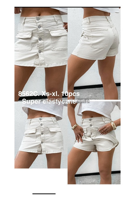 Spódnica -spodenki jeansowe damskie (XS-XL) 1