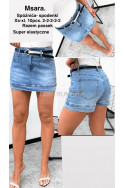 Spódnica -spodenki jeansowe damskie (XS-XL) 1