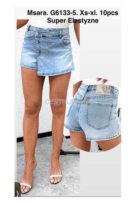 Spódnica -spodenki jeansowe damskie (XS-XL) 1