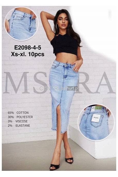 Spódnica jeansowa damska (XS-XL) 1
