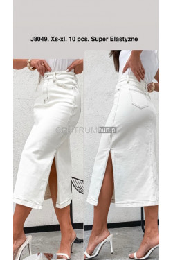 Spódnica jeansowa damska (XS-XL) J8049