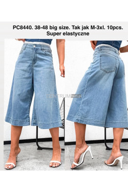 Rybaczki jeansowe damskie (M-3XL) PC8440