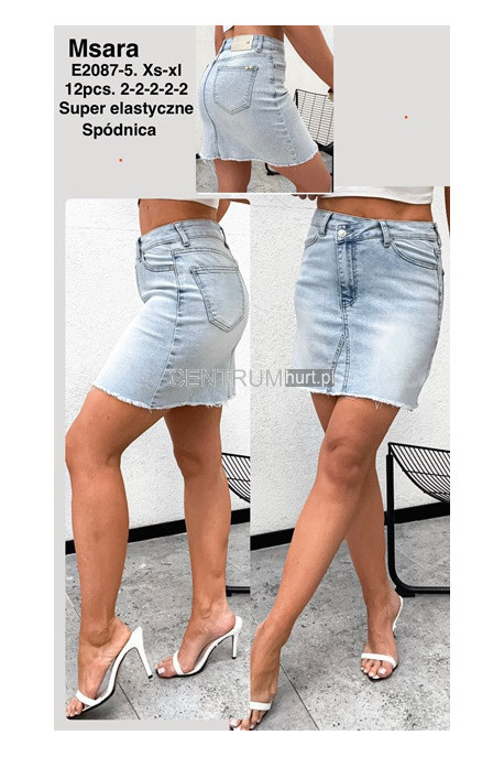 Spódnica jeansowa damska (XS-XL) 1
