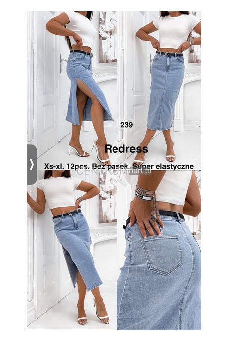 Spódnica jeansowa damska (XS-XL) 1
