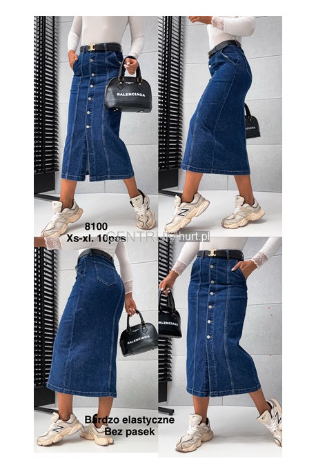 Spódnica jeansowa damska (XS-XL) 1