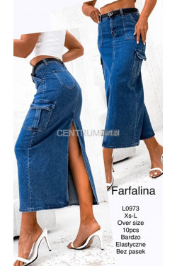 Spódnica jeansowa damska (XS-L) L0973