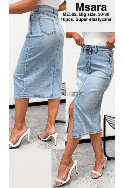 Spódnica jeansowa damska (30-40) ME502