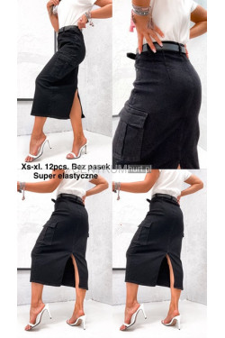 Spódnica jeansowa damska (XS-XL) 6245