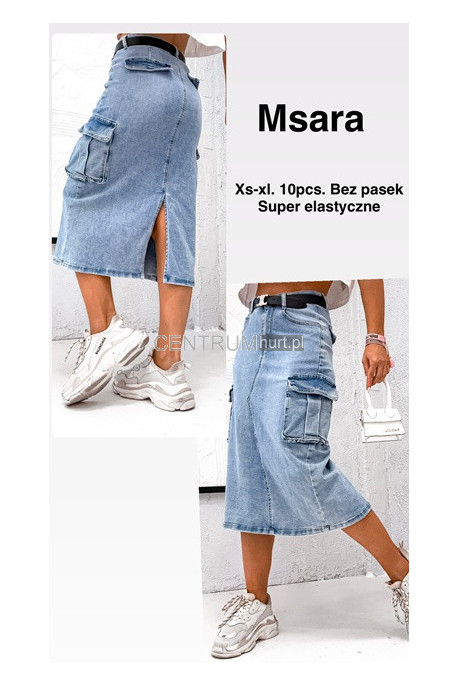 Spódnica jeansowa damska (XS-XL) 1