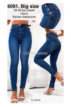Jeansy damskie (29-36) 6091