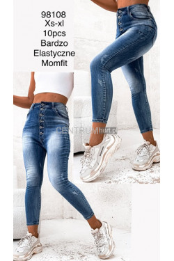 Jeansy damskie (XS-XL) 98108