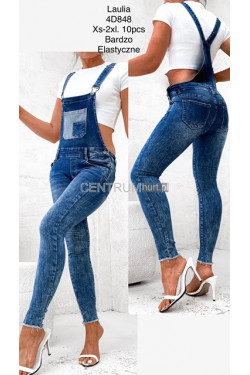 Ogrodniczki jeansowe damskie (XS-2XL) 4D848