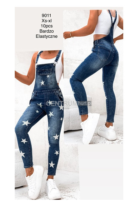 Ogrodniczki jeansowe damskie (XS-2XL) 2