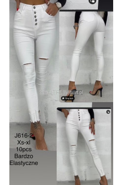 Jeansy damskie (XS-XL) J616-2