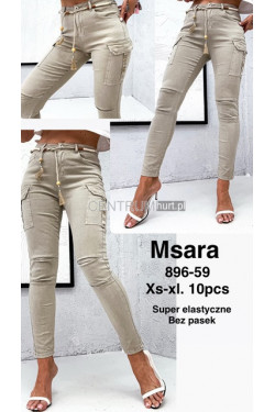 Jeansy damskie (XS-XL) 896-59