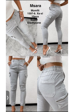 Jeansy damskie (XS-XL) 1597-8