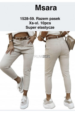 Jeansy damskie (XS-XL) 1528-59
