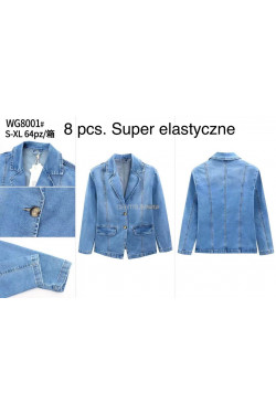 Kurtka jeansowa damska (S-XL) WG8001