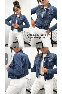 Kurtka jeansowa damska (XS-XL) C122