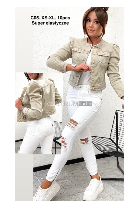 Kurtka jeansowa damska (XS-XL) 2
