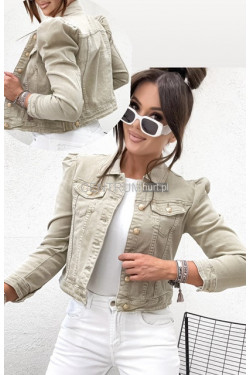 Kurtka jeansowa damska (XS-XL) 6506