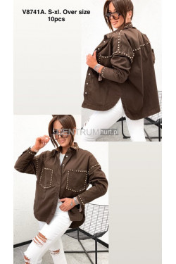 Kurtka jeansowa damska (S-XL) V8741A