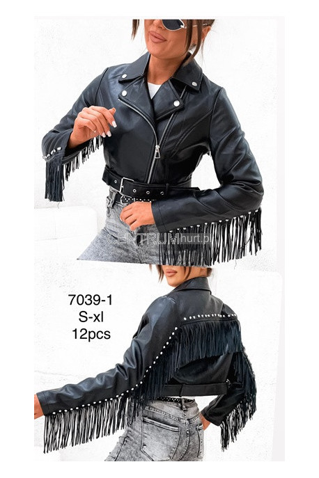 Kurtka skórzana damska (S-XL) 2