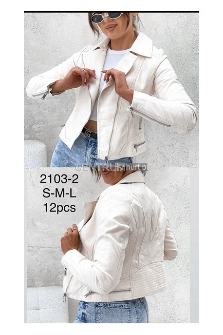 Kurtka skórzana damska (S-XL) 2