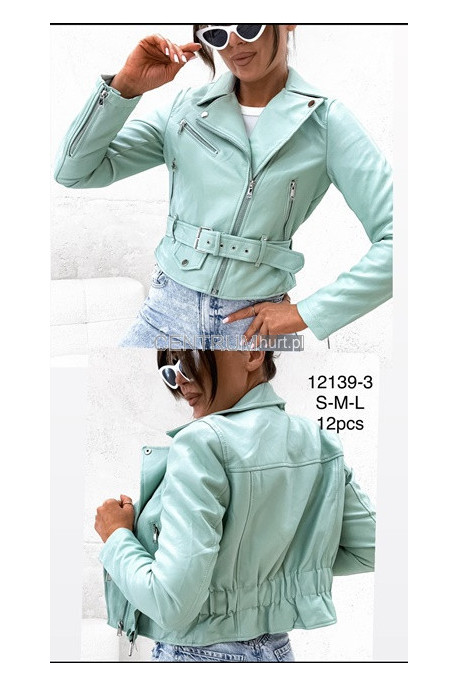 Kurtka skórzana damska (S-XL) 2