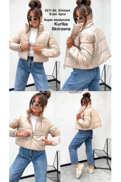Kurtka skórzana damska (S-2XL) 2211-62