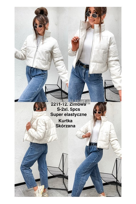 Kurtka skórzana damska (S-XL) 2