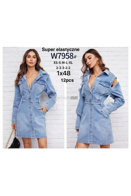 Sukienka jeansowa damska (S-2XL) 2
