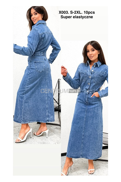 Sukienka jeansowa damska (S-2XL) 2