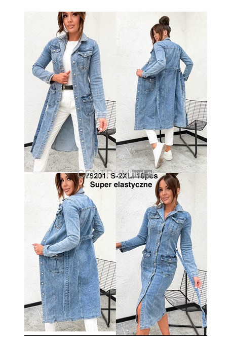 Sukienka jeansowa damska (S-2XL) 2